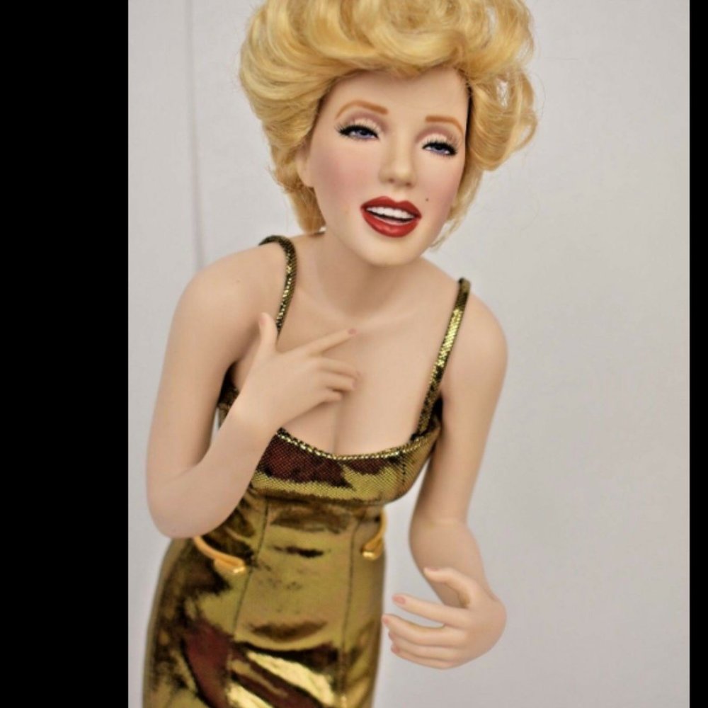 Franklin Mint Dolls Excellent Condition Marilyn Monroe, Elizabeth Lot of 13 TAGS - Picture 2 of 12